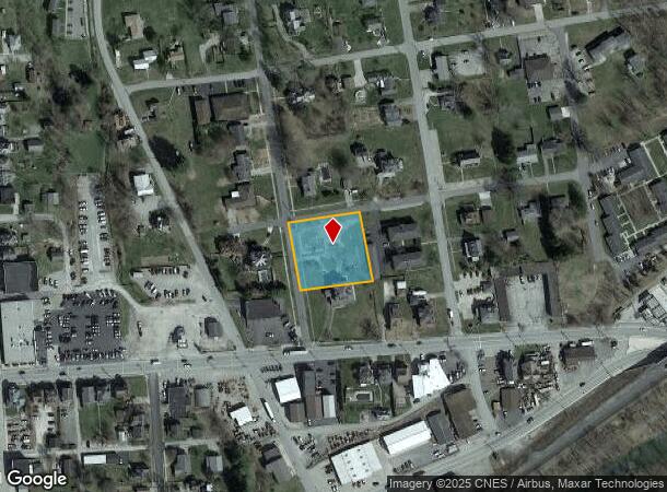  1015 E High St, Waynesburg, PA Parcel Map