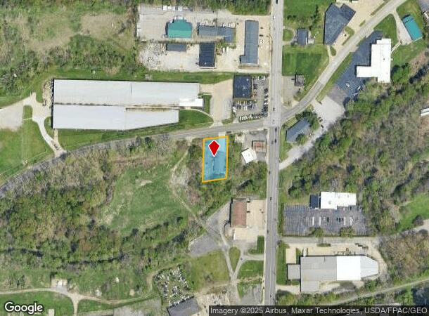  1354 Evans Ave, Akron, OH Parcel Map
