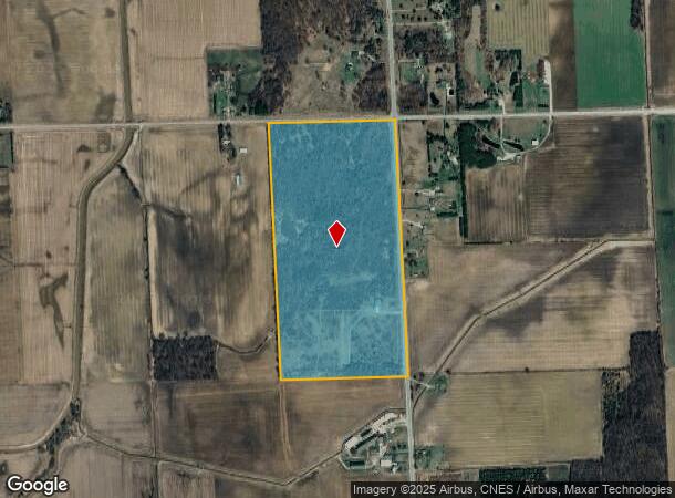 S Sandusky Rd, Peck, MI Parcel Map