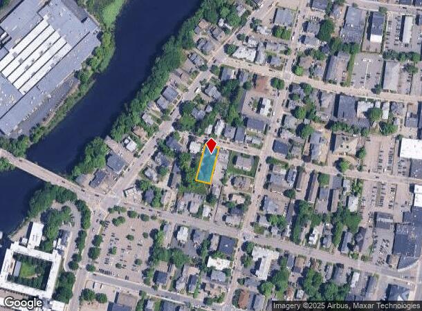 15 Chestnut St, Waltham, MA Parcel Map