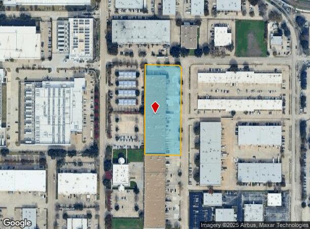 1401 Exchange Dr, Richardson, TX Parcel Map