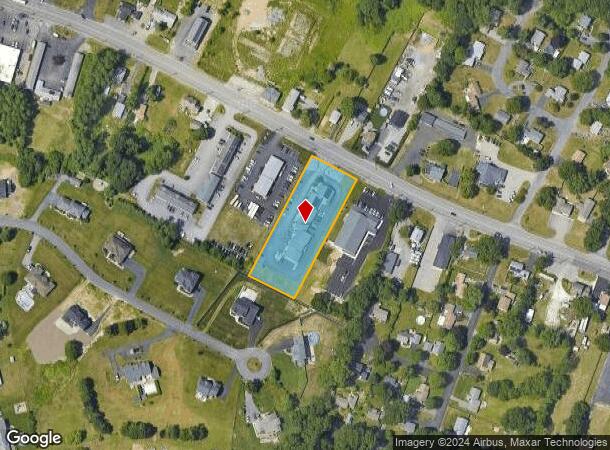  1563 Fall River Ave, Seekonk, MA Parcel Map