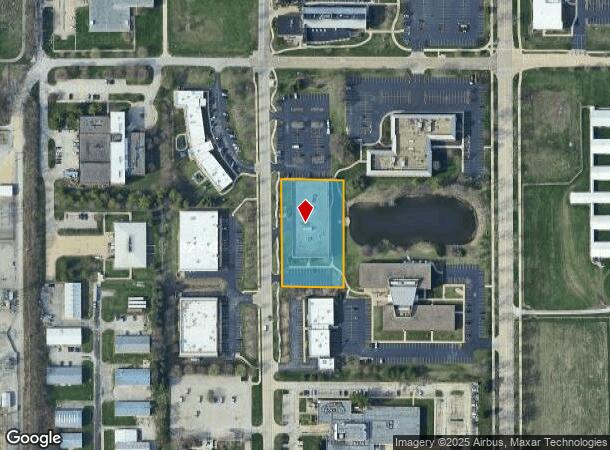 2100 S Oak St, Champaign, IL Parcel Map