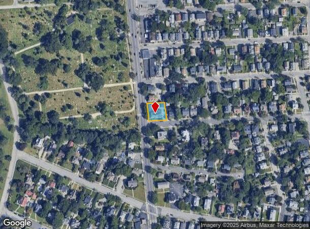  1604 Broad St, Cranston, RI Parcel Map