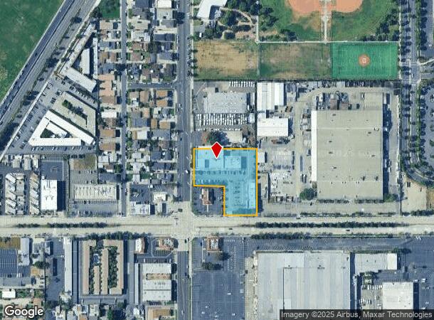 9125 Columbia Way, Downey, CA Parcel Map