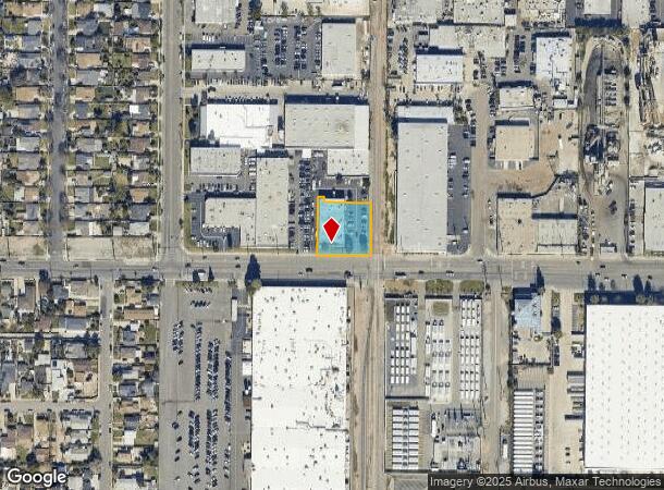  1231 E Warner Ave, Santa Ana, CA Parcel Map
