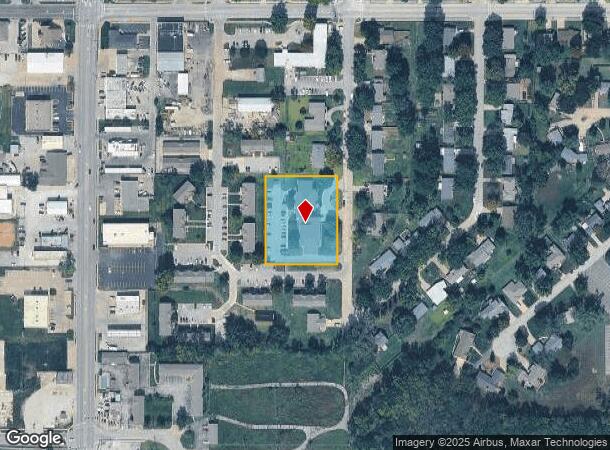 1550 S Cedar St, Ottawa, KS Parcel Map