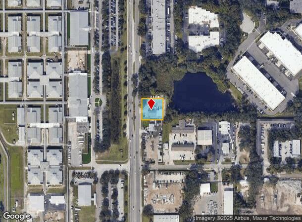  1345 N Falkenburg Rd, Tampa, FL Parcel Map