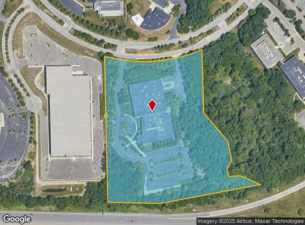  2190 Executive Hills Dr, Auburn Hills, MI Parcel Map