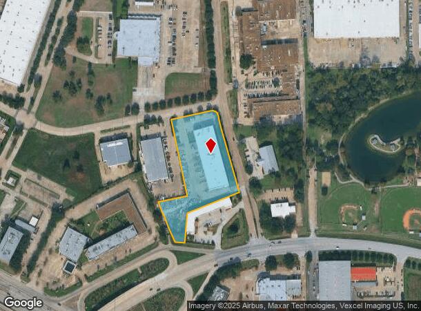9901 Regal Row, Houston, TX Parcel Map