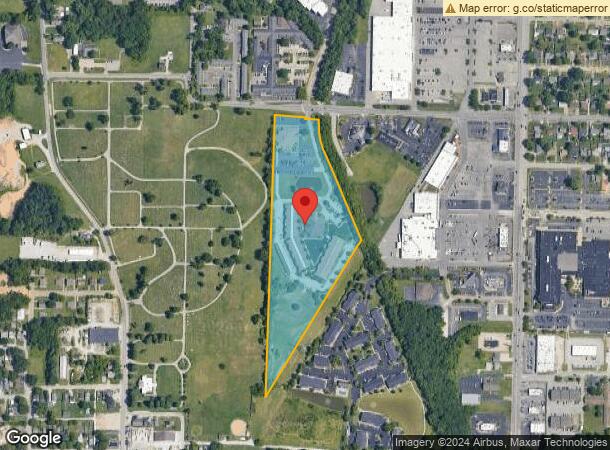  1202 W Buena Vista Rd, Evansville, IN Parcel Map