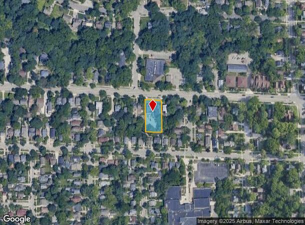 1117 W Huron St, Ann Arbor, MI Parcel Map
