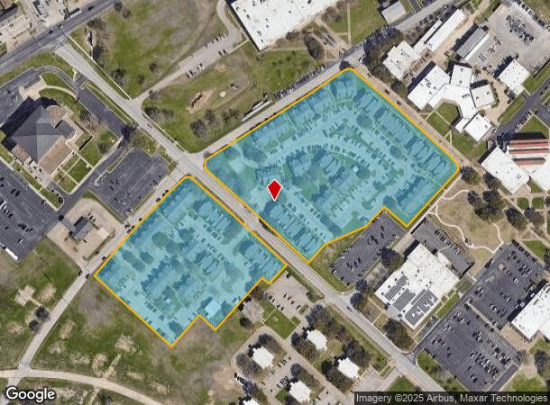 2010 Campus Dr, Waco, TX Parcel Map