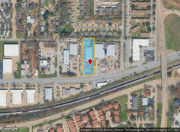 1717 W Division St, Arlington, TX Parcel Map
