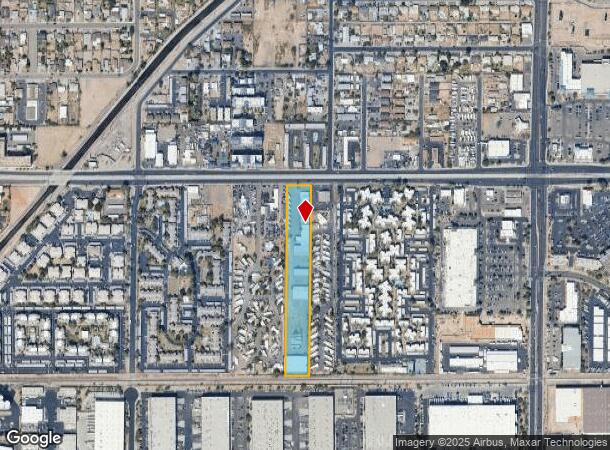  2225 W Main St, Mesa, AZ Parcel Map