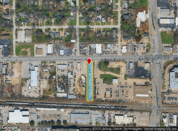 818 W Division St, Arlington, TX Parcel Map