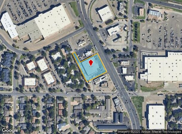  7202 Quaker Ave, Lubbock, TX Parcel Map