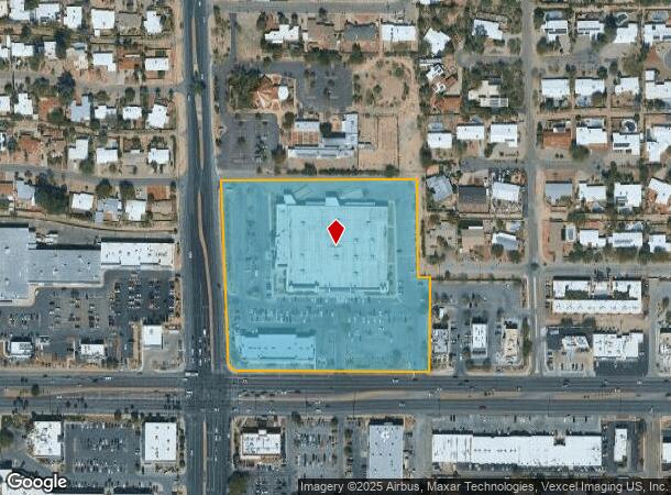 5545 E Broadway Blvd, Tucson, AZ Parcel Map
