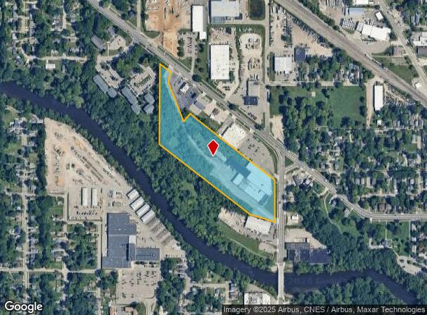  1611 N Grand River Ave, Lansing, MI Parcel Map