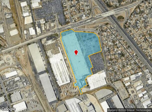  1933 Davis St, San Leandro, CA Parcel Map