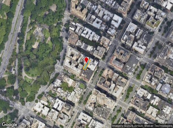  308 W 82Nd St, New York, NY Parcel Map