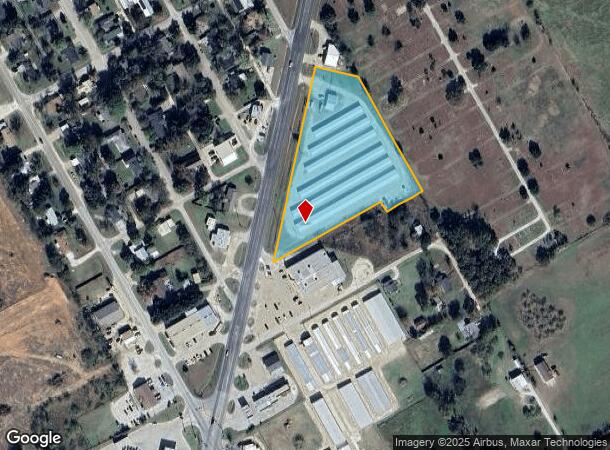  605 S Bosque St, Whitney, TX Parcel Map