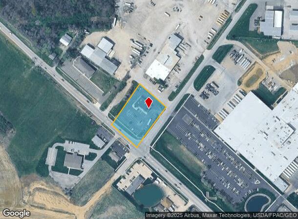  739 W Cherry St, Sunbury, OH Parcel Map