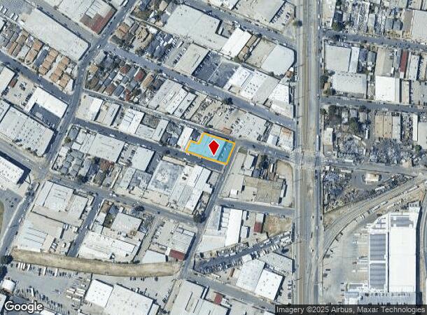  1567 E 25Th St, Los Angeles, CA Parcel Map