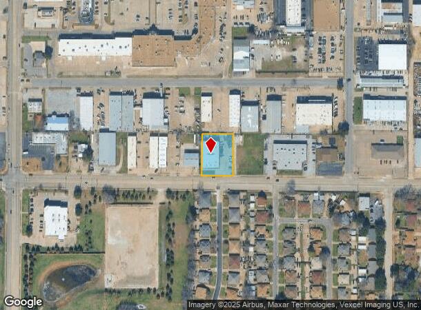  2321 W Arkansas Ln, Pantego, TX Parcel Map
