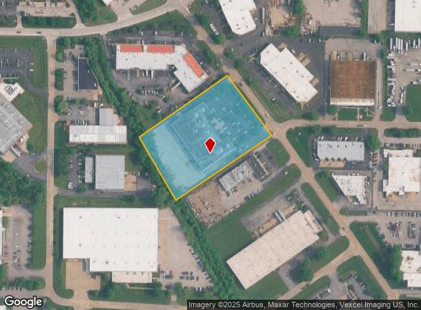 1625 Larkin Williams Rd, Fenton, MO Parcel Map