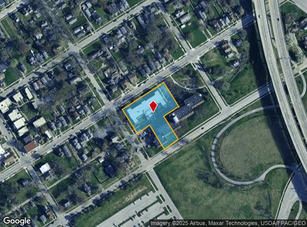  1614 N Erie St, Toledo, OH Parcel Map