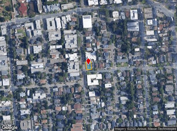  2555 College Ave, Berkeley, CA Parcel Map