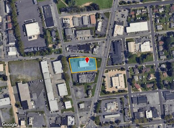  1027 N Irving St, Allentown, PA Parcel Map