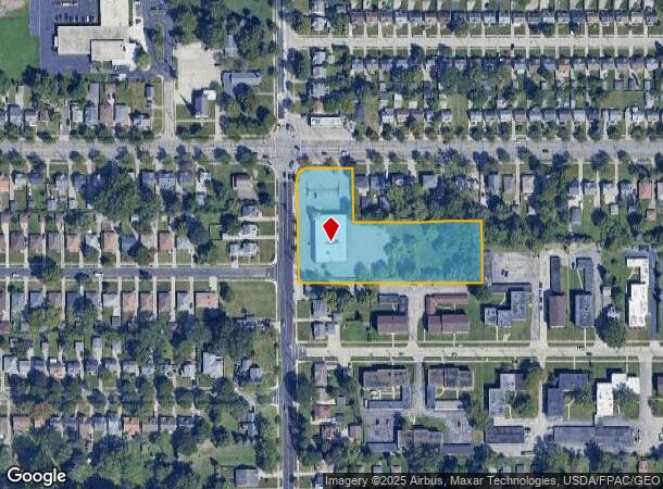  5821 Dunham Rd, Maple Heights, OH Parcel Map