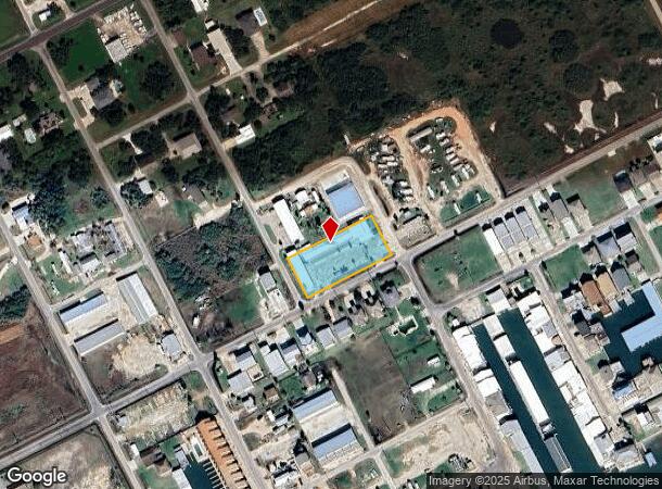 1306 W Maple St, Port O Connor, TX Parcel Map