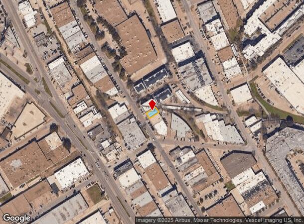  1414 Dragon St, Dallas, TX Parcel Map