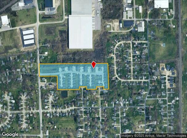  3718 Elmcrest Dr, Fort Wayne, IN Parcel Map