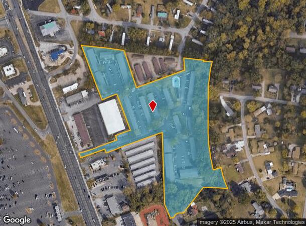  1671 Fort Campbell Blvd, Clarksville, TN Parcel Map