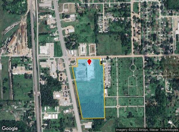  1111 S Velasco St, Angleton, TX Parcel Map