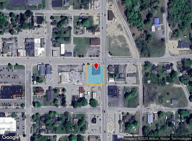  1198 E Wilcox Ave, White Cloud, MI Parcel Map