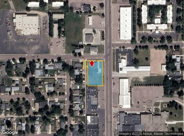  1421 N Main St, Mitchell, SD Parcel Map