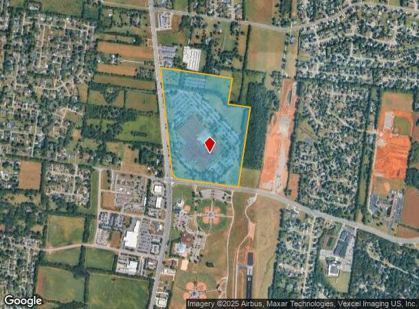 2500 Memorial Blvd, Murfreesboro, TN Parcel Map