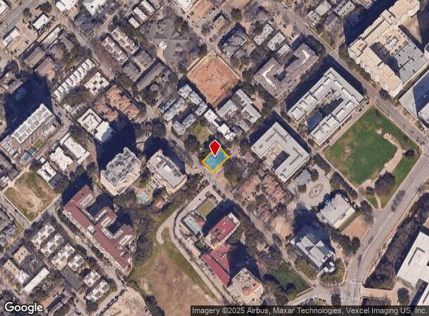  3502 Gillespie St, Dallas, TX Parcel Map