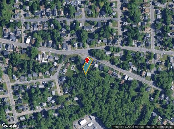  553 Thatcher St, Brockton, MA Parcel Map