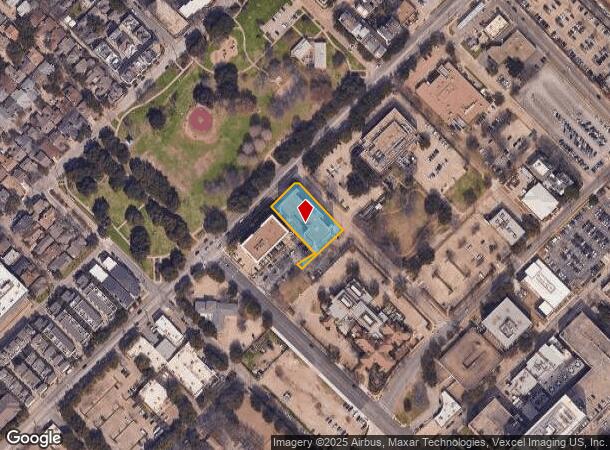  3320 Live Oak St, Dallas, TX Parcel Map