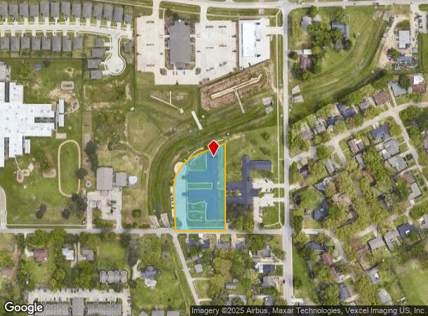 808 Inwood St, Tomball, TX Parcel Map