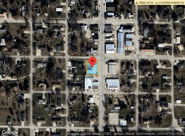  201 S Broad St, Stacyville, IA Parcel Map