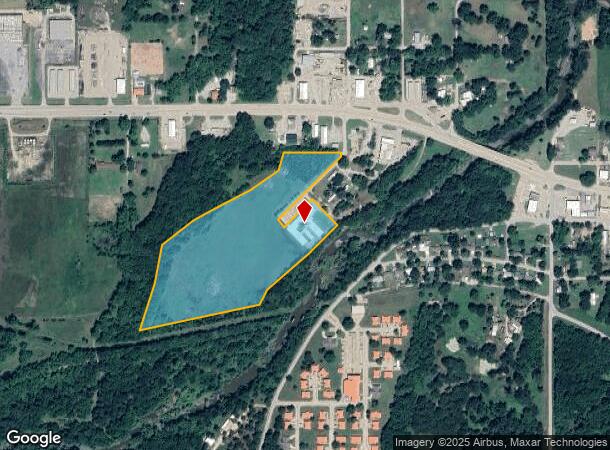  1228 Pecan St, Pawhuska, OK Parcel Map