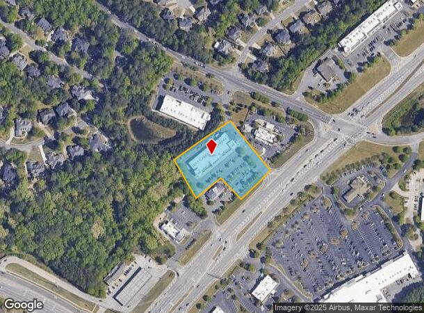  1039 Peachtree Industrial Blvd, Suwanee, GA Parcel Map