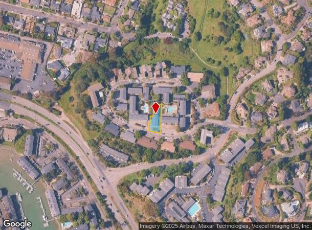 25 Circle Rd, San Rafael, CA Parcel Map